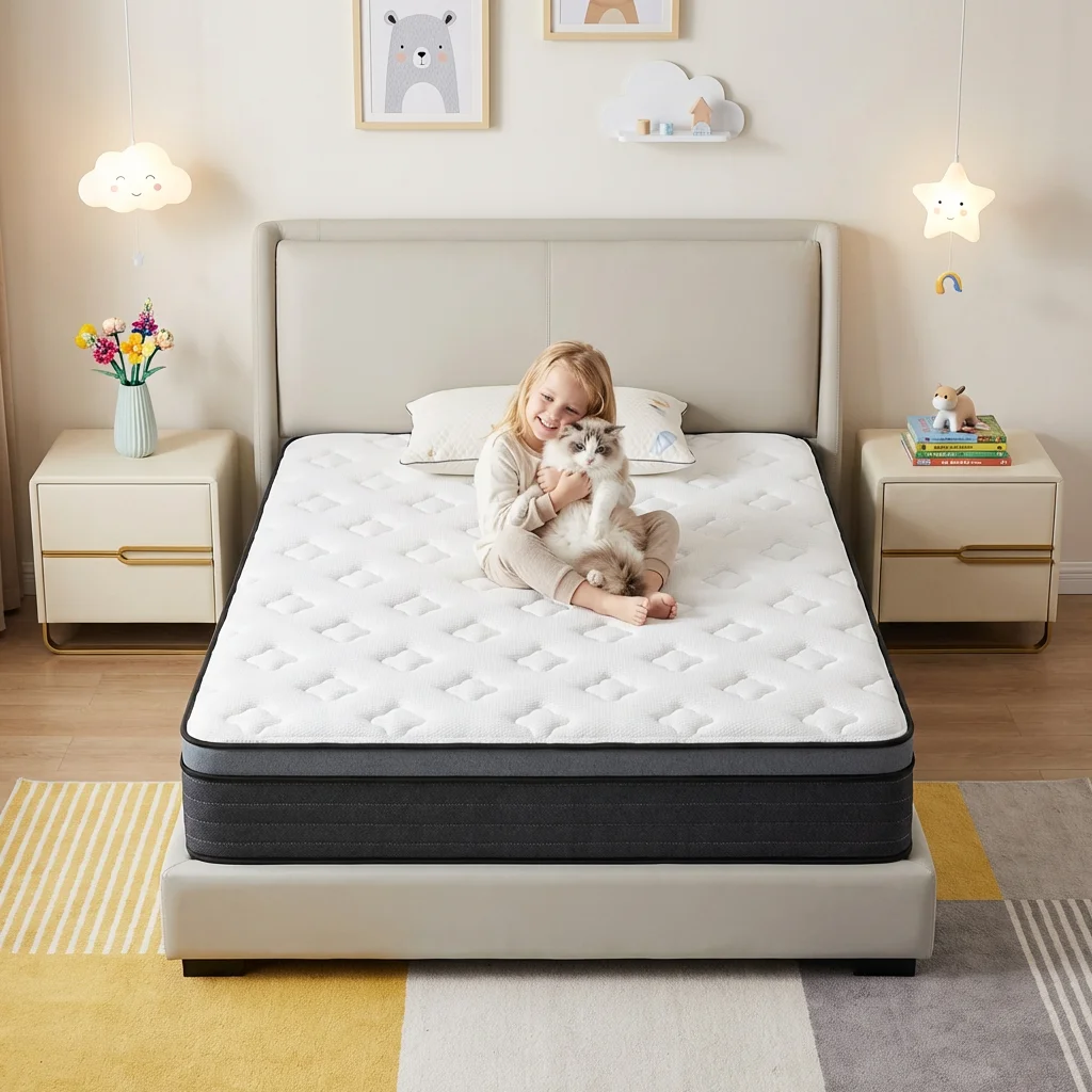 12 Inch Twin Mattress Memory Foam Mattress in a Box - Medium Firm Feel, Cool Sleep & Pressure Relief - CertiPUR-US Certified