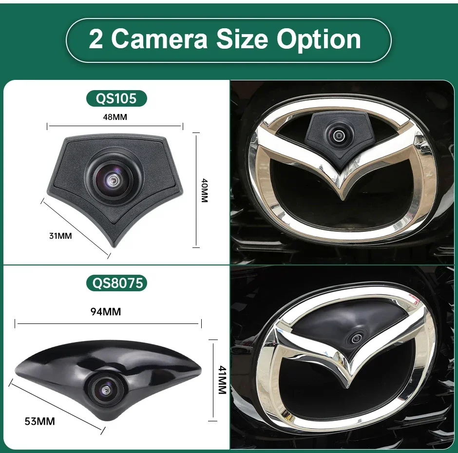 Car Front View Camera for Mazda 2 3 5 6 CX4 CX-5 CX-7 CX-8 Atenza