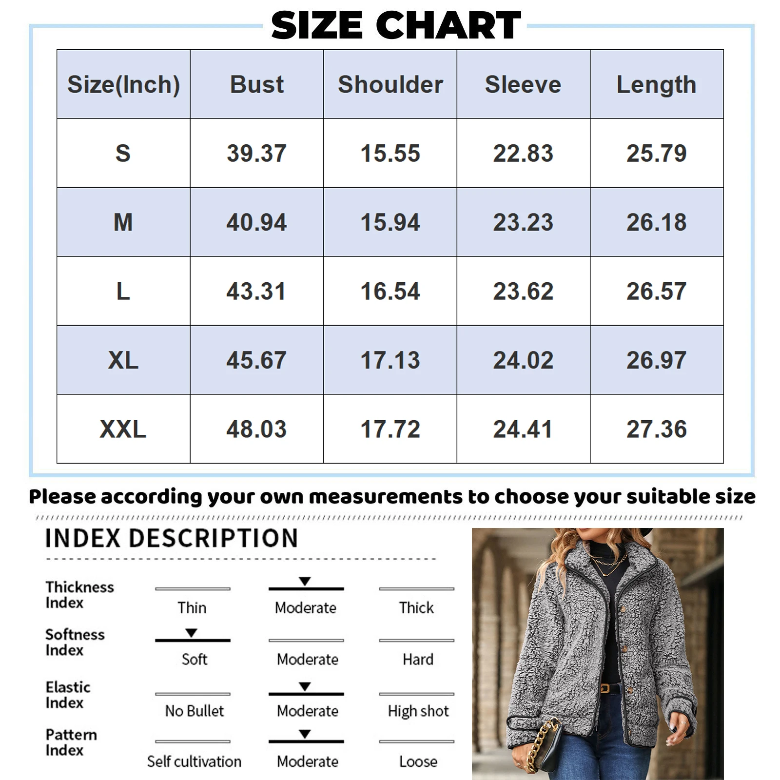 2025 Otoño Invierno chaqueta de bolsillo para mujer abrigo grueso de felpa cálido de manga larga para mujer abrigo con cuello vuelto de un solo pecho