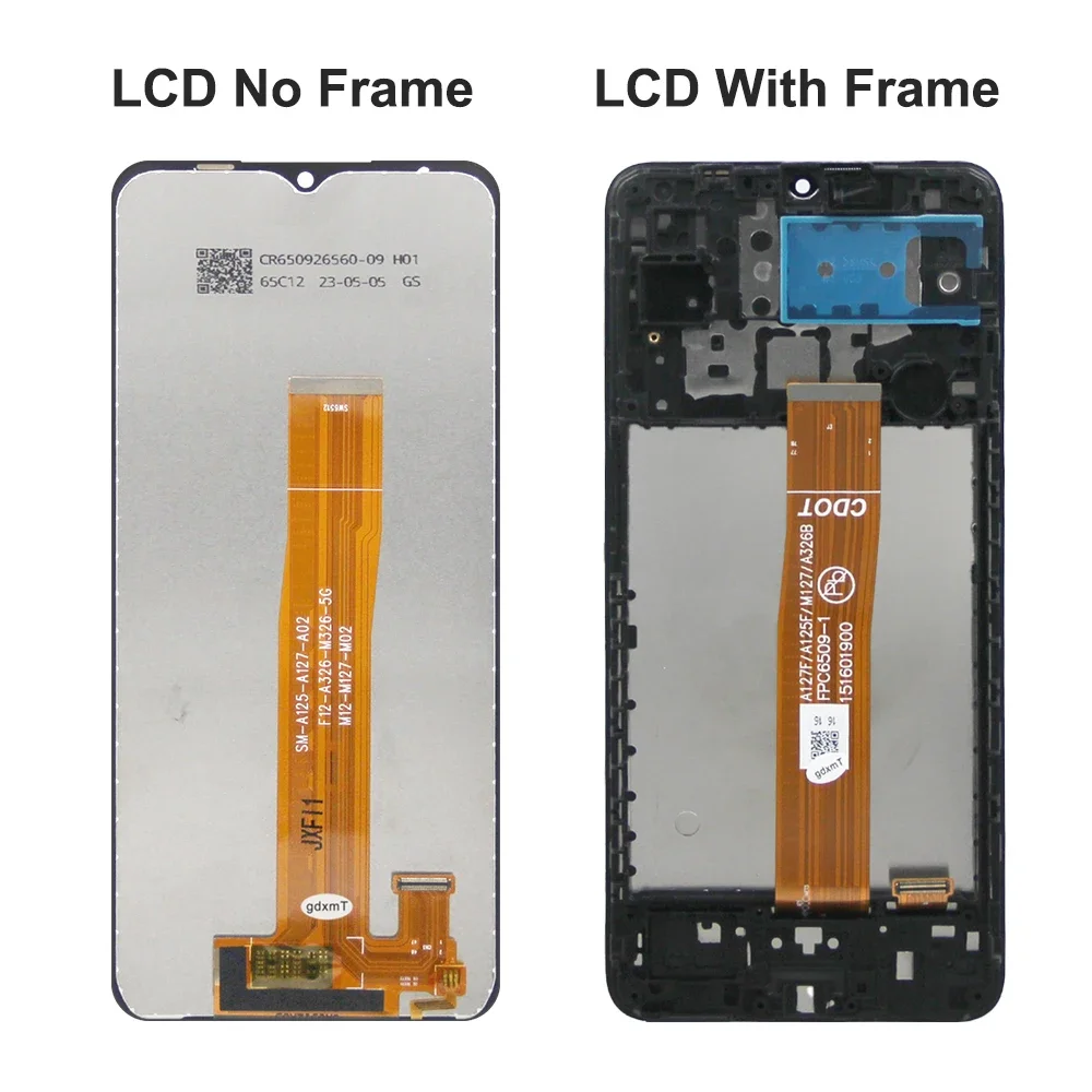 A12 For Samsung 6.5\'\'For A125F A125M A125U A125N A125W LCD Display Touch Screen Digitizer Assembly Replacement