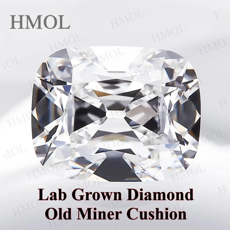 

Hot 2.38ct Old Miner Cushion IGI Certificate CVD HPHT Lab Grown Diamond Beads Jewelry Making Materials Charms Wholesale Price