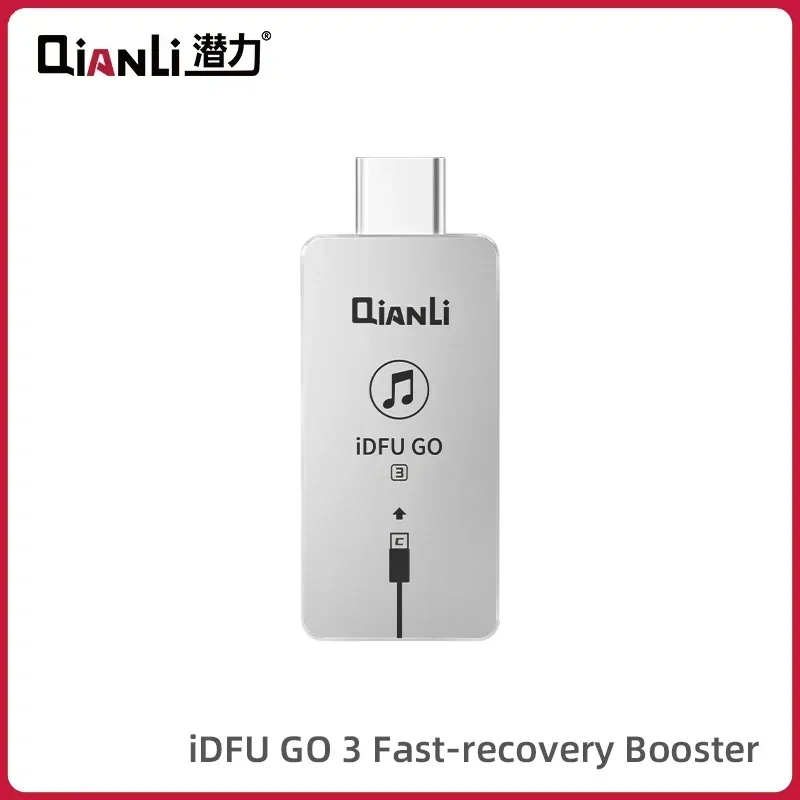 Qianli IDFU GO 3 Fast-recovery Booster Cable 2.8 Seconds Quick Startup DFU Device for Iphone 15 Series Purple Screen Repair Tool