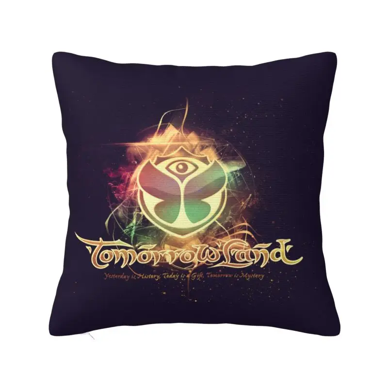 Tomorrowland Flag Cushion Cover Sofa Home Decor Square Pillow Cover 45x45