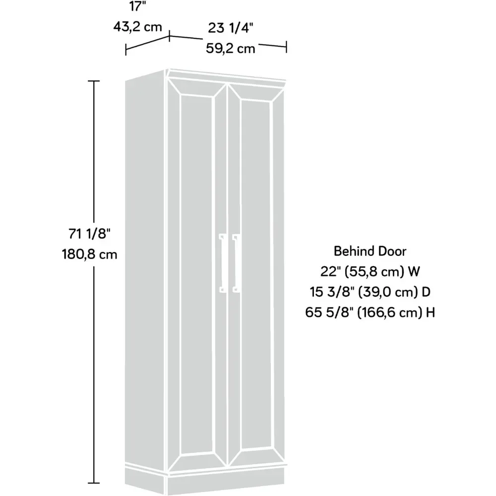 Sauder HomePlus Storage Pantry cabinets, L: 23.31\