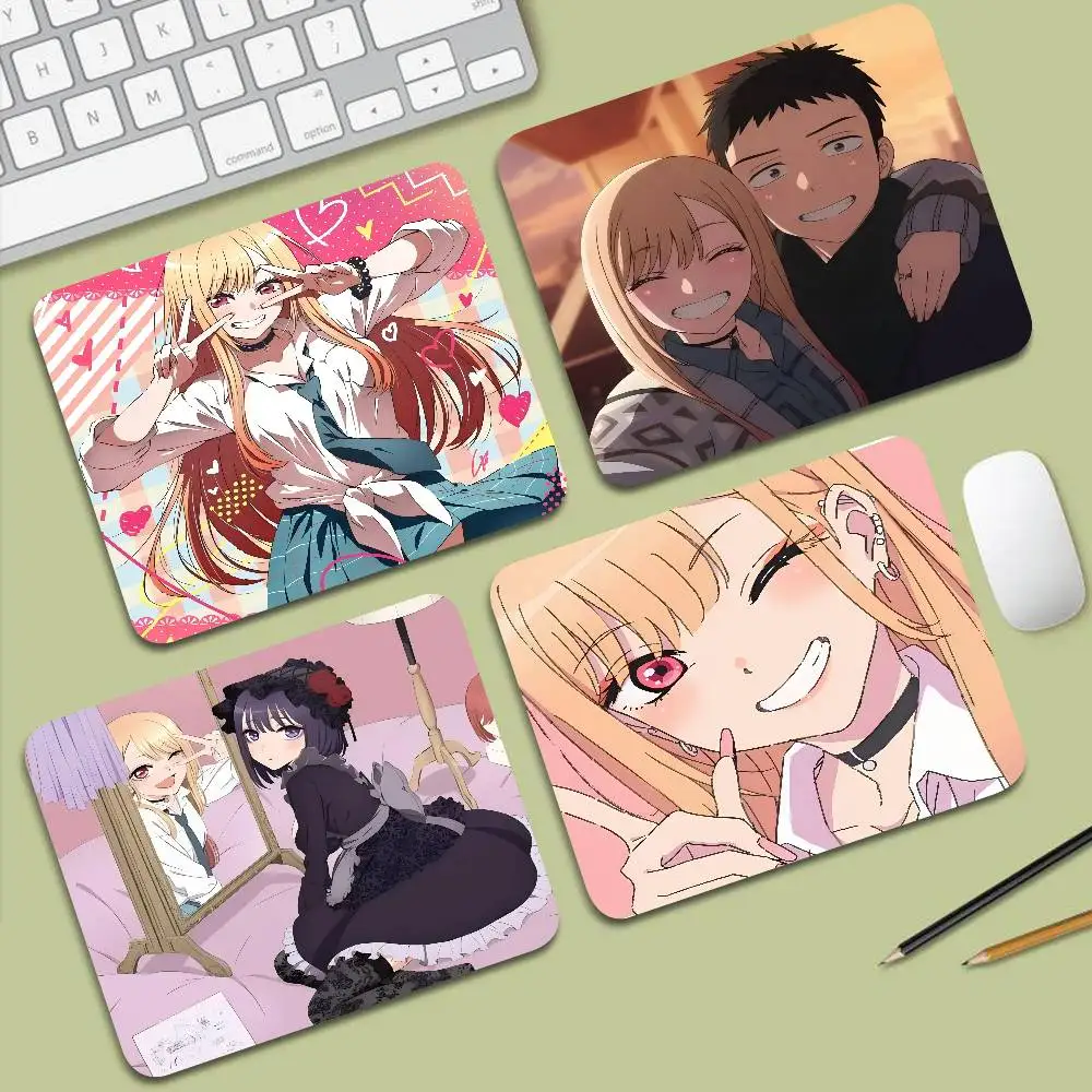 Anime My Dress Up Darling Shortcuts Mouse Pad Small Office Mousepad Cloth With Non-Slip Rubber Base For Home Computer Laptop