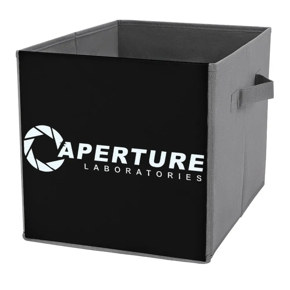 Storage Tank Aperture Laboratories Logo Classic For S Large Capacity Cute Folding Storage Box And Great to The Touch Portable St