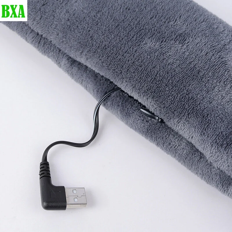 Aquecimento elétrico Plush Collar Lenço, Lenço de Massagem Ajustável, USB Recarregável, 3 Engrenagens, 4 Modos, Warm Winter, Novo