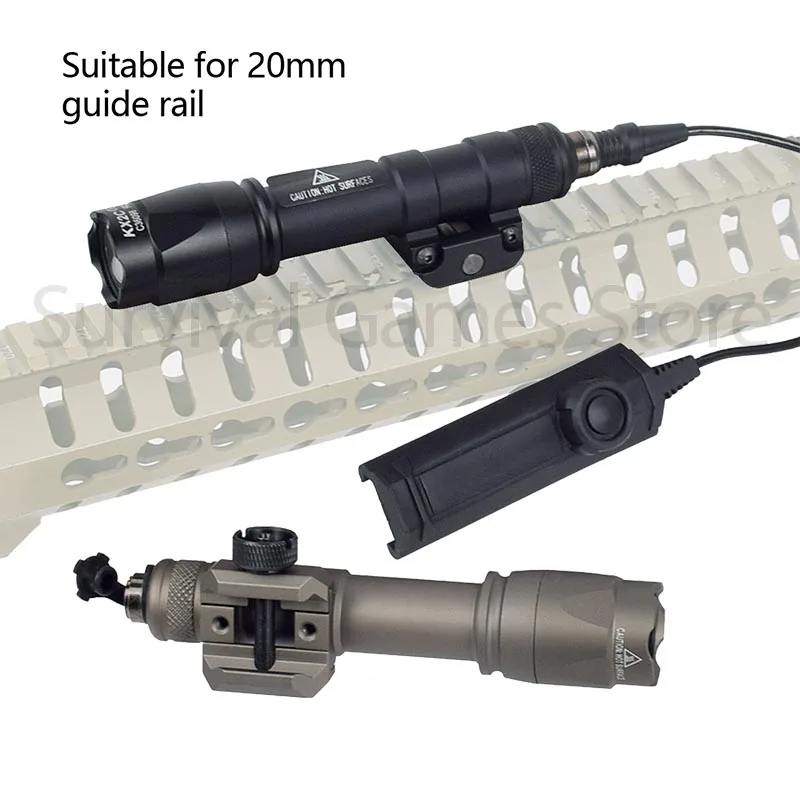 Taktisches Gewehr Red Dot Laser Green Dot Laser Sight 532nm Umfang SureFire M600B M300 M300B M300C Airsoft Waffen Taschenlampe Jagd Scout Fackel Druckschalter Picatinny und Montage Jagd Riflescope 20 – Detail 6