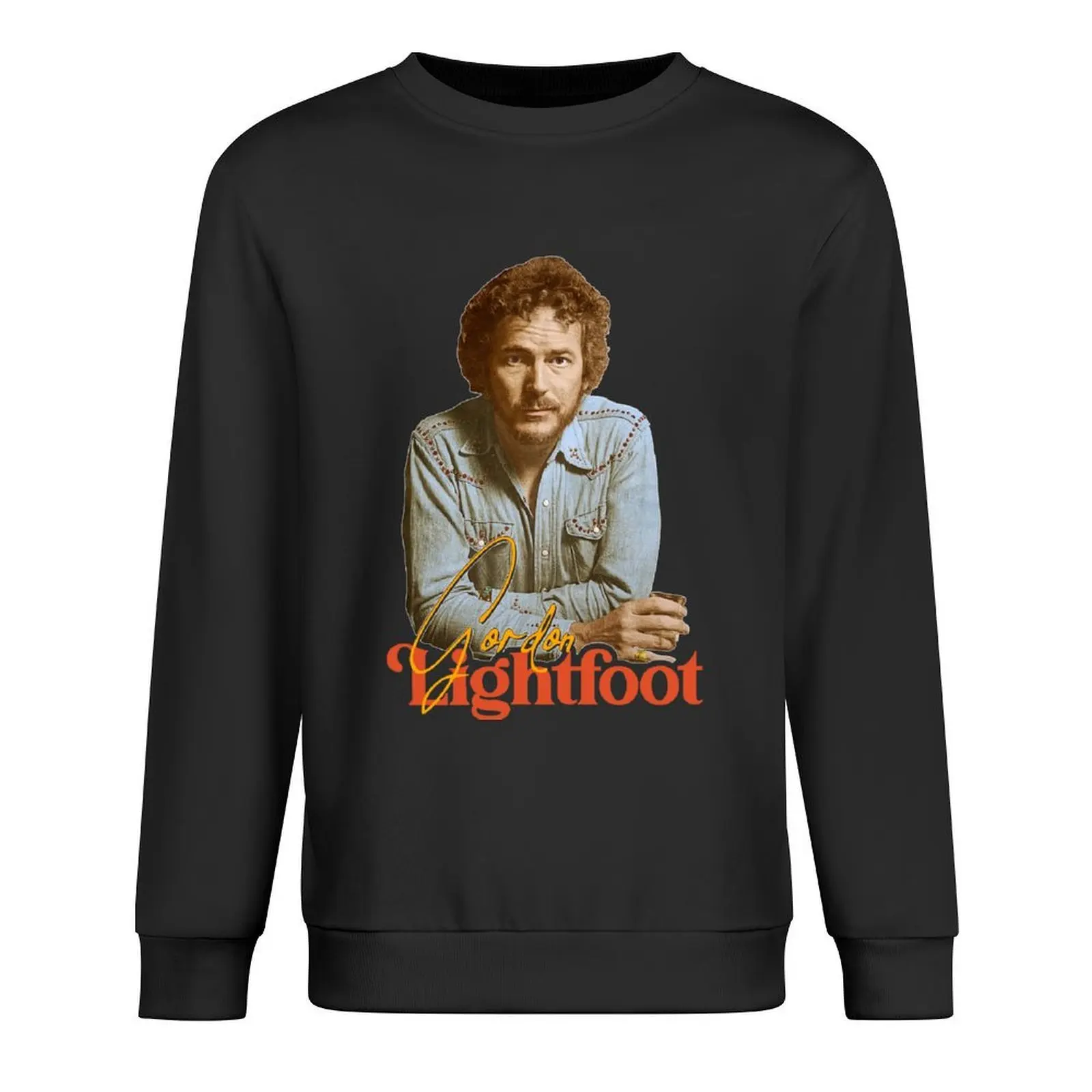 

Gordon Lightfoot ))(( Retro Folk Rock Icon Pullover mens clothes men's winter sweater autumn jacket men sweatshirt male