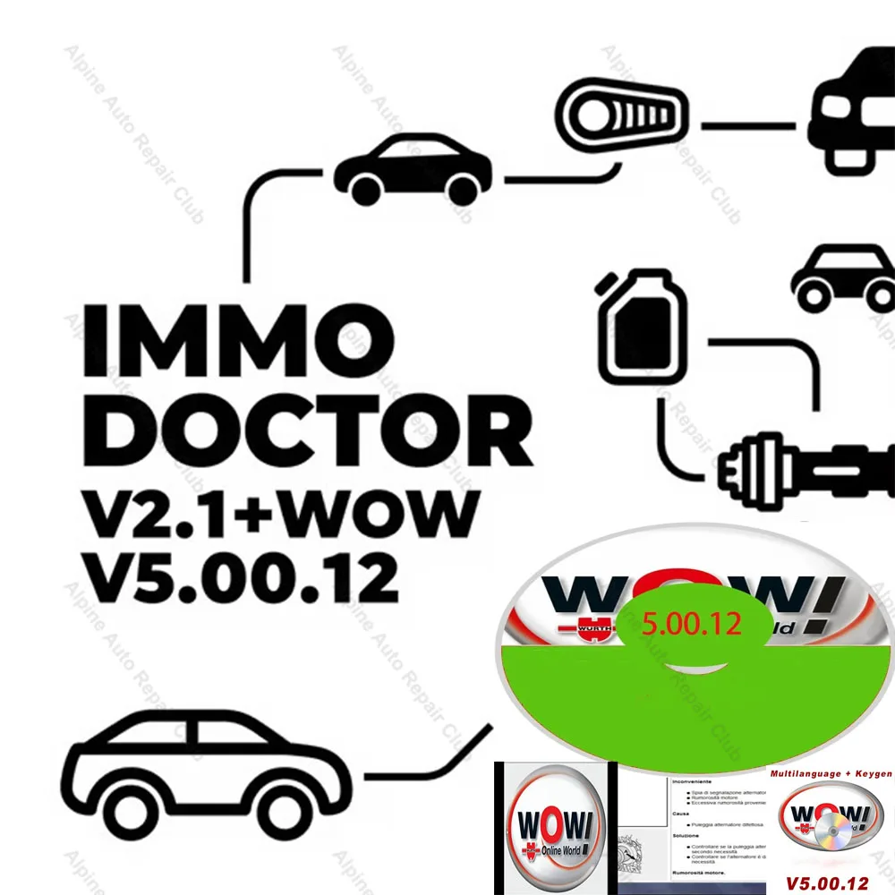 

IMMO DOCTOR V2.1 ECU Tuning Tool - Multi-Brand Immobilizer Decoder for MED17.9.2 & Wurth wow 5.00.12 wow5.00.8 R2 Car Software