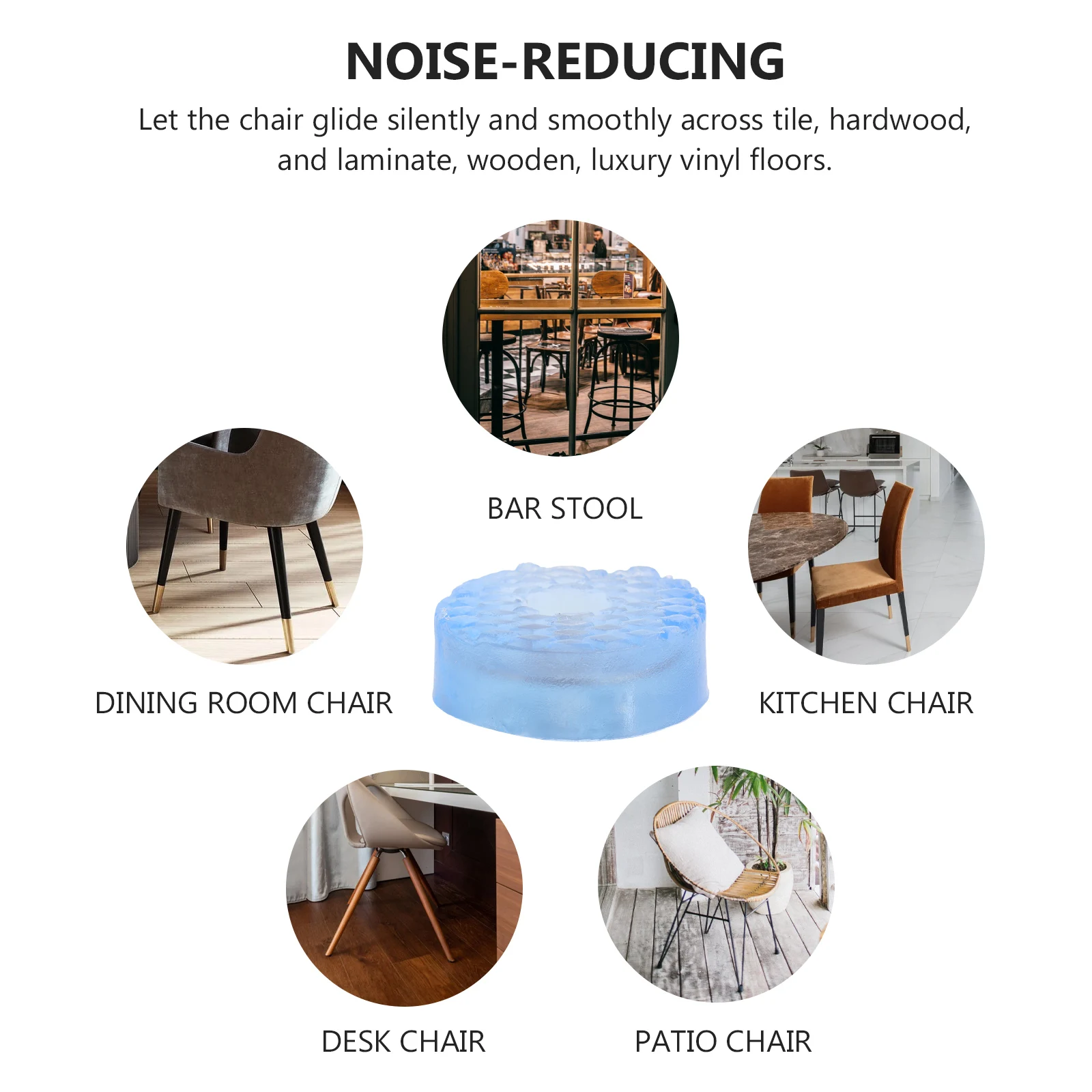 

30 Pcs Non Slip Rubber Pads Chair Leg Covers Table Feet Mats Sofa Moving Protectors Levelers Anti Skid Floor Protection Fits