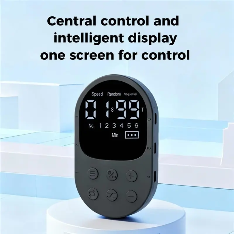 B63B-Auto Screen Clicker,2-Head Physical Auto Clicker Sequential Modes, Independent Click Settings, UP To 99 Taps Per Second