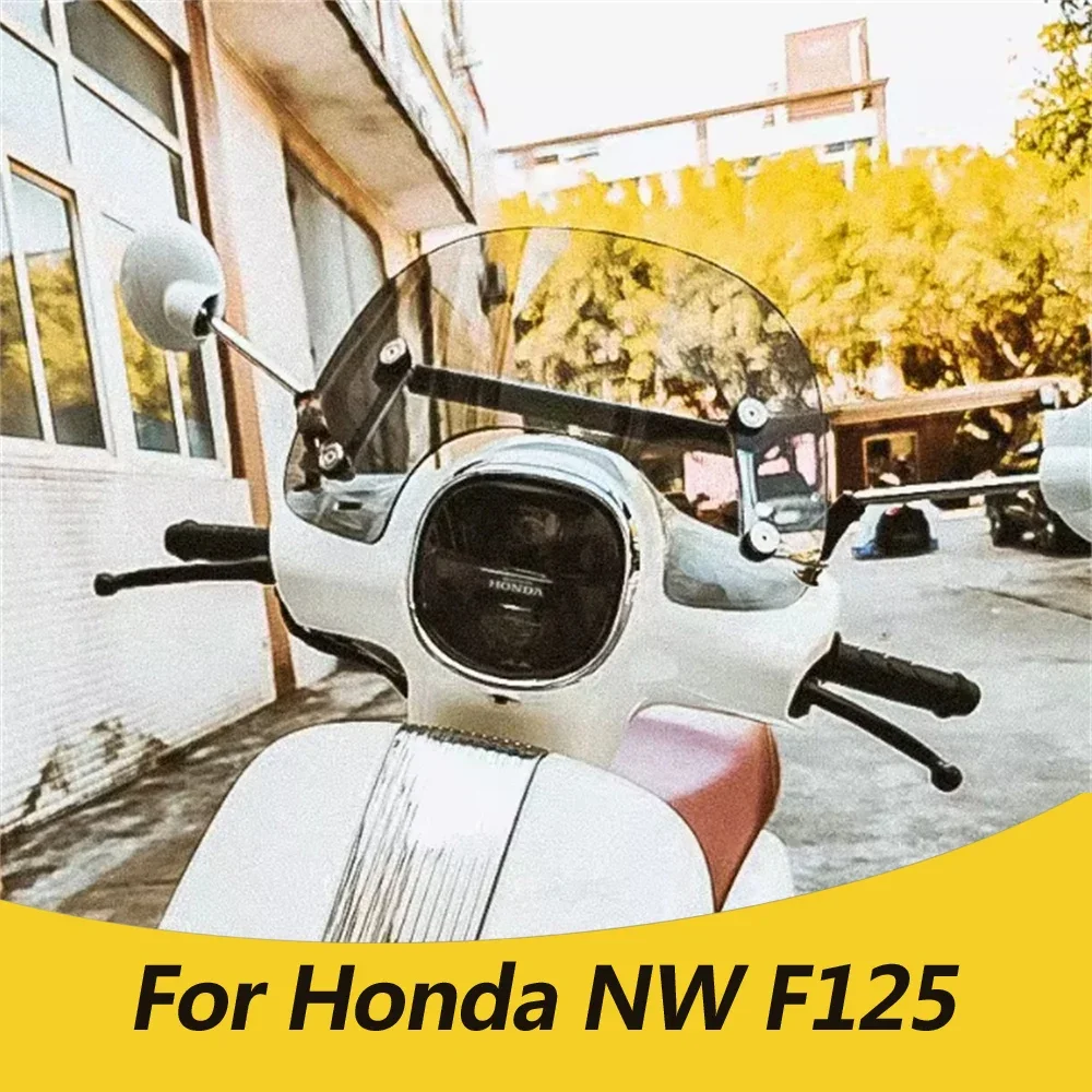 

For Honda NW F125 NWF125 NWF-125 Windshield Modification F125 Retro Windshield and Rainshield Accessories