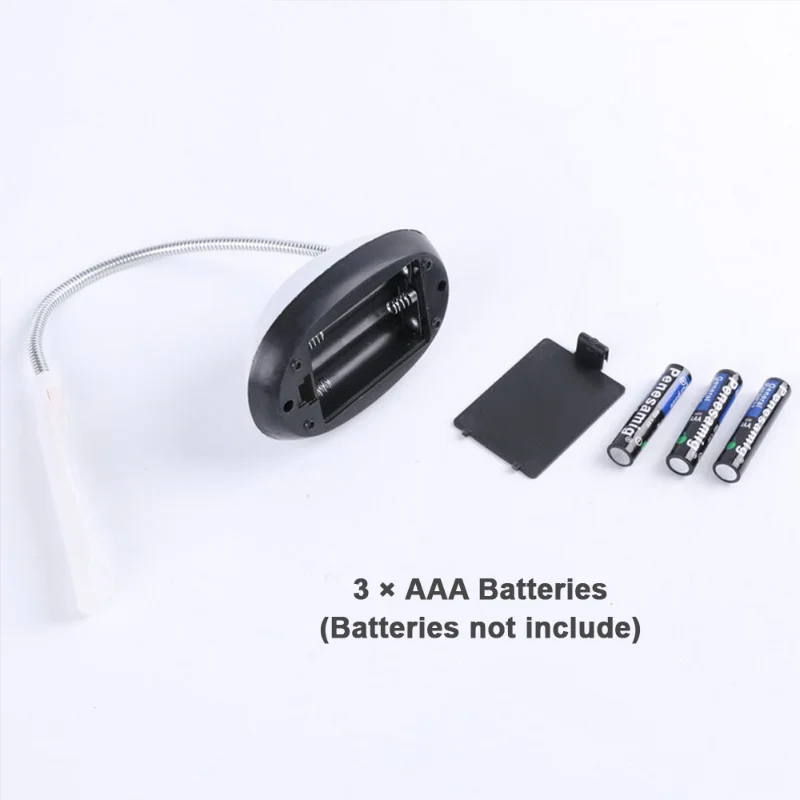 LED Desk Lamp Night Reading Light Foldable Flexible Table Light Eye Protection Night Lamp Bedroom Bedside Light AAA