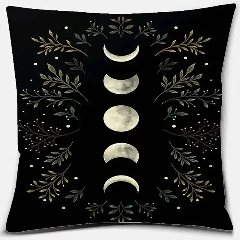 Luxury Home Decor Pillow Cover Animal Moon Pattern Cushion Cover Living Room Sofa Cushion Cover