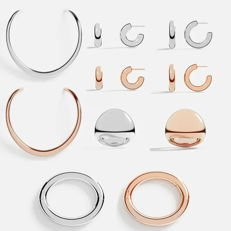 

LI KI 925 Silver High Quality 2024 New Exquisite Earrings Necklace Bracelet Ring For Women Luxury Designers Free Shipping