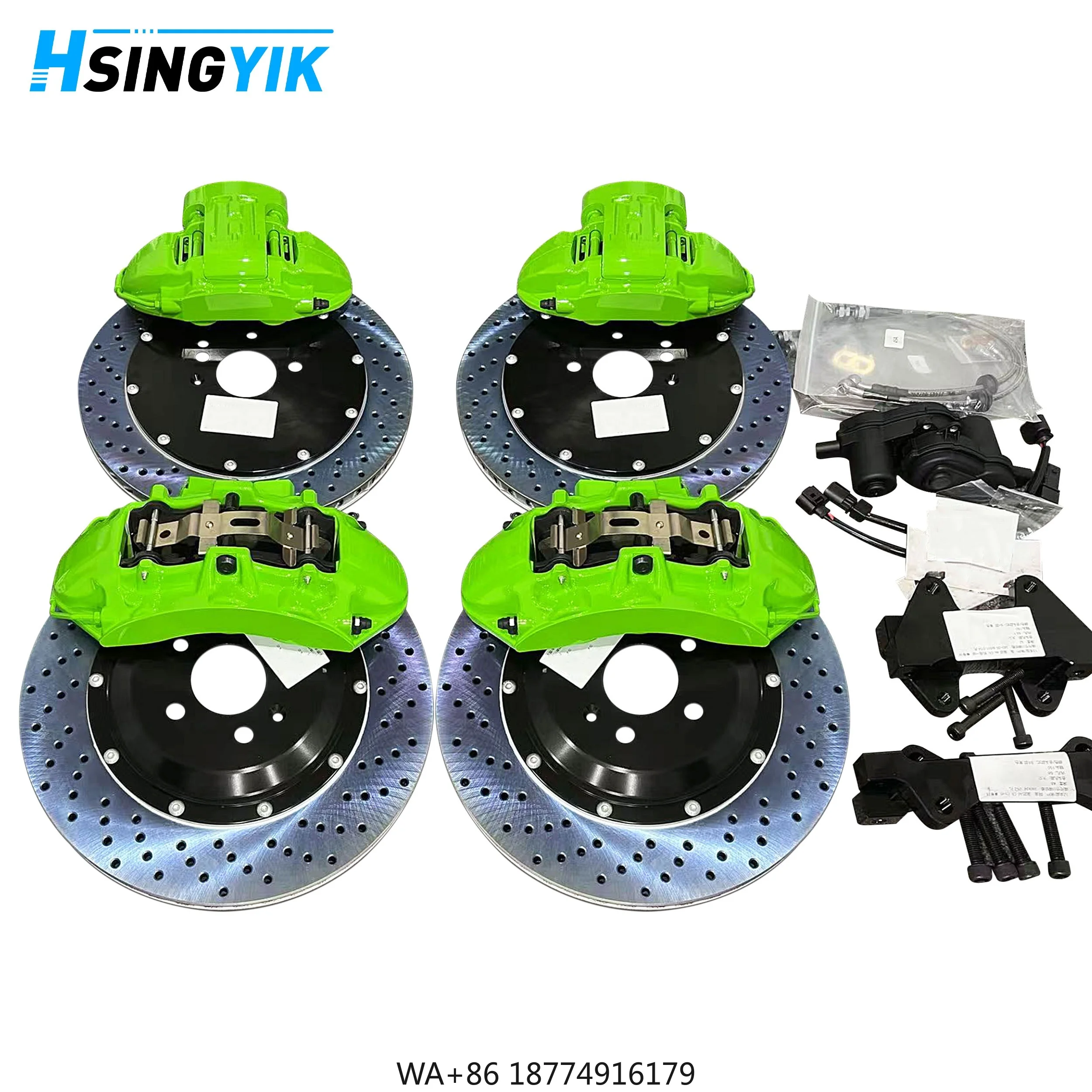 

Racing Carbon Calipers Big Brake Kit for A3 8P A4 B8 B8.5 A5 B9 A6 C6 C7 RS6 TT Mk1S4 Product Type Brake Discs