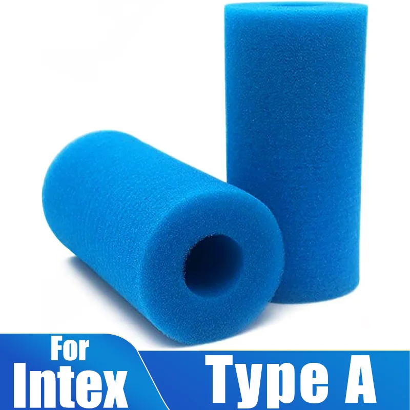 Cartucho de espuma para filtro de piscina intex tipo a, cartucho de filtro de piscina, limpador de esponja de filtro lavável reutilizável para piscina