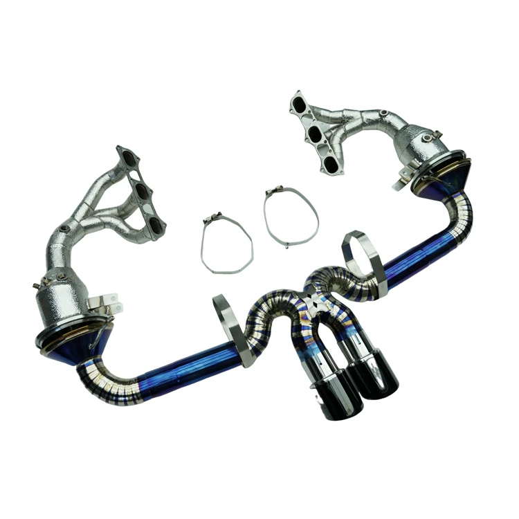 2025 New Arrival Titanium Alloy Racing Exhaust Valve Tuning Exhausted Systems for 992 GT3 2022 Model