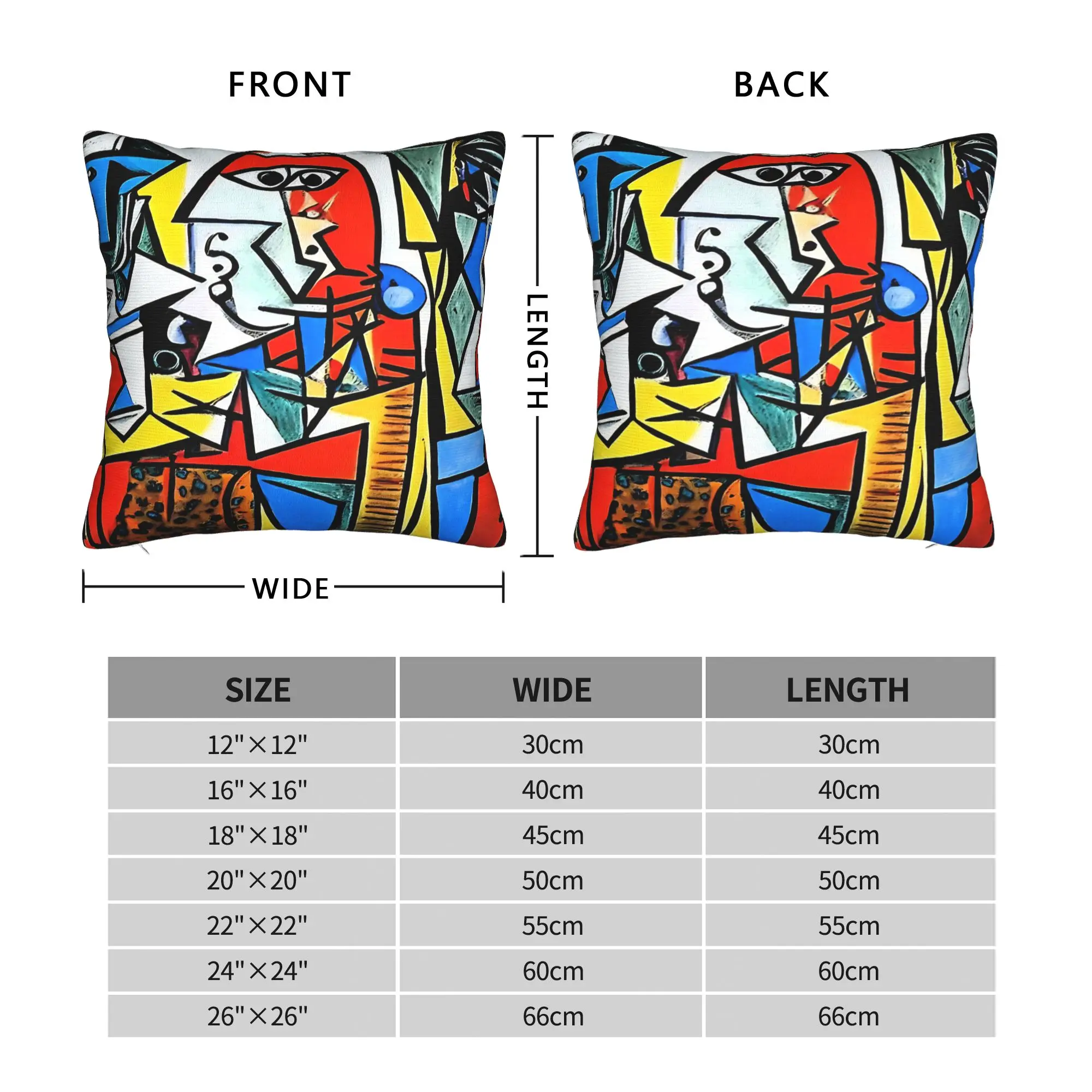 Pillow Case Pablo Picasso Artwork Soft  Pillow Cover For Office Car Home Decor Novelty Pillowcases