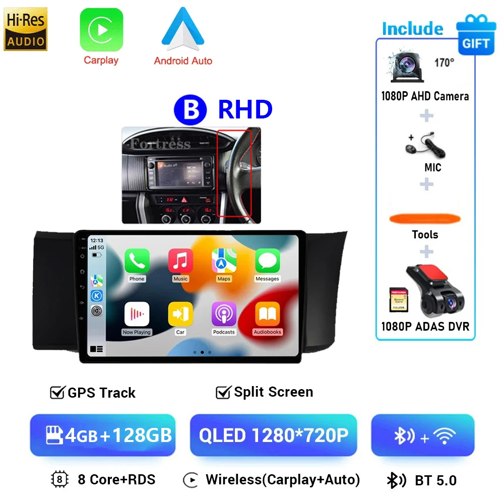 Android 16 Autoradio Voor Toyota GT86 GT 86 Subaru BRZ Scion FRS 2012 2013-2016 Multimedia Auto Stereo Video radio Carplay GPS