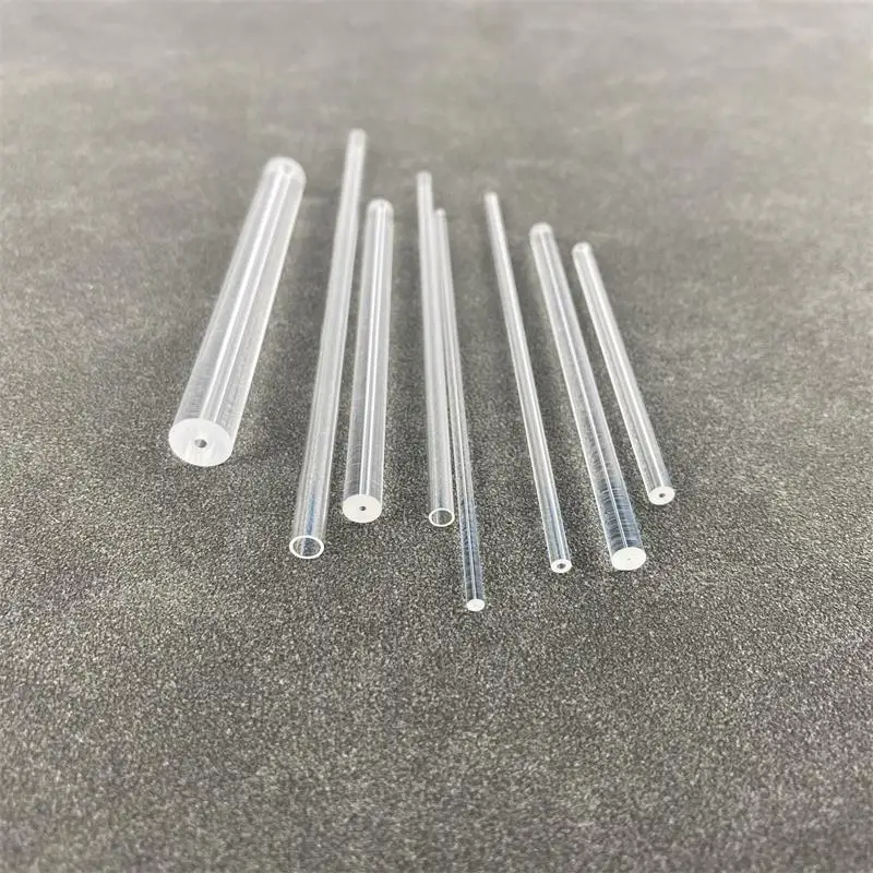 

Quartz Capillary Tube OD 1mm to 2.5mm High Temperature Resistant Silica Single-Bore Glass Pipe