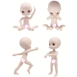 New Ob11 Doll Toy Multi Joint Movable Body 1/12 Accessories No Makeup Head Girls Dress Up Toys