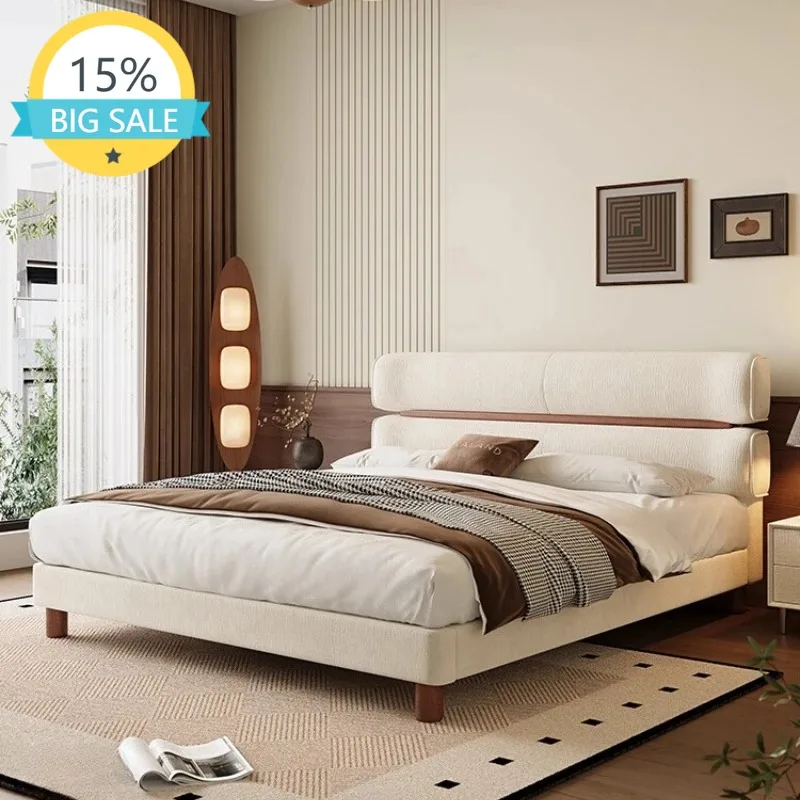 

M53 modern design Double bed 180x200cm interior minimalist comfortable bedroom beds high-end elegant letto matrimoniale furnitur