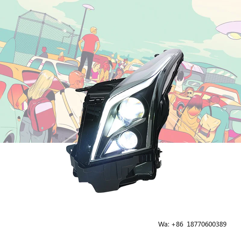 

For Cadillac ATS Modified Headlight LED Headlight Assembly Car Accessories Auto Headlamp