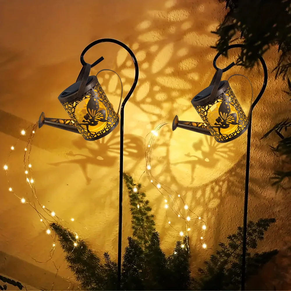 Outdoor Solar Wind Bell Lamp Hollow Moon Pattern Auto Dusk To Dawn Villa Backyard Balcony Garden Tree Decorative Light