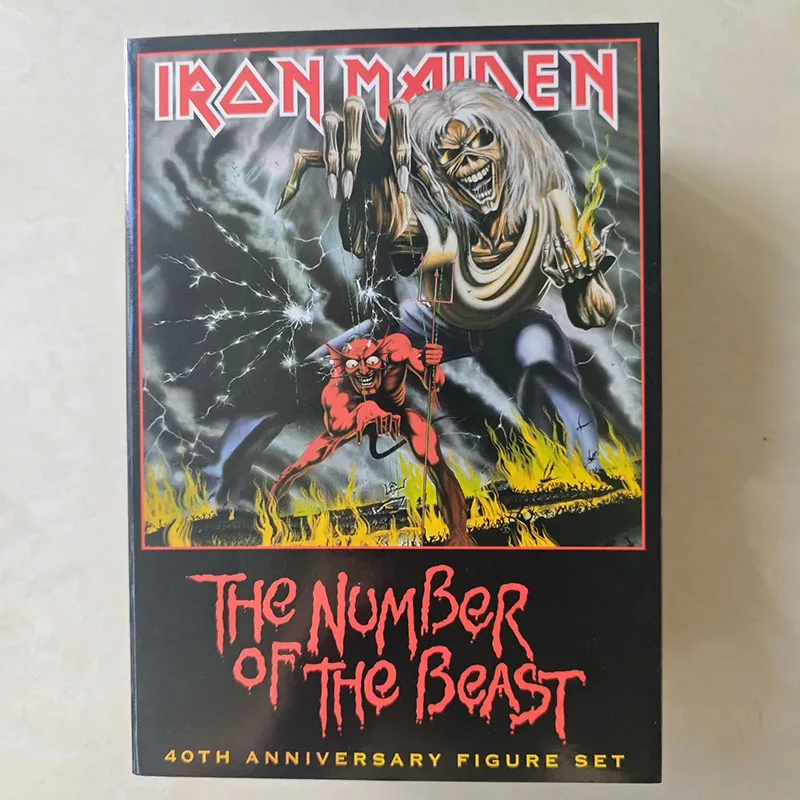 NECA 33690 Figura de doncella de hierro Ultimate El número de la bestia Figuras de acción Ultimate número de la bestia Modelo original de 7 pulgadas