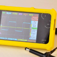 Yellow Case as Gift CCDSO Mini Digital Oscilloscope DS212 DSO212 Thumb Wheel 1MHz 8MB LCD Display Handheld Pocket Osciloscopio