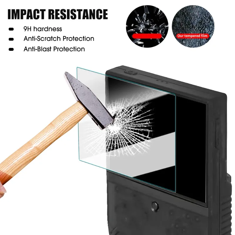 Tempered Glass Screen Protectors for Miyoo Mini/Mini Plus Miyoo Flip/Flip V2 Game Console 9H Hardness Films for Miyoo Mini V4