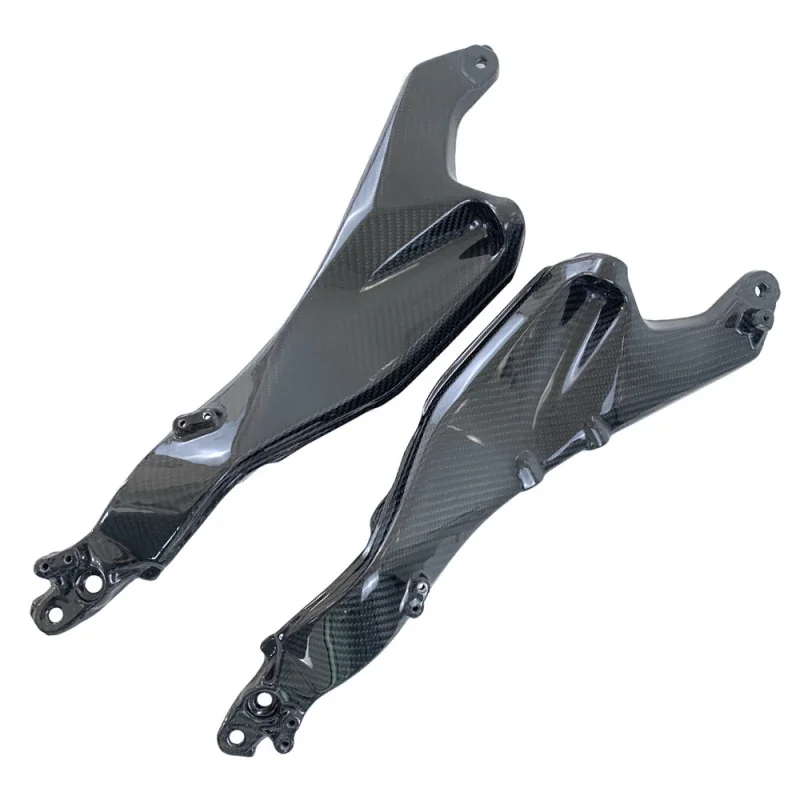 Modificação adequada para motocicleta h2, acessórios de fibra de carbono, painel lateral traseiro, capa decorativa 15 +