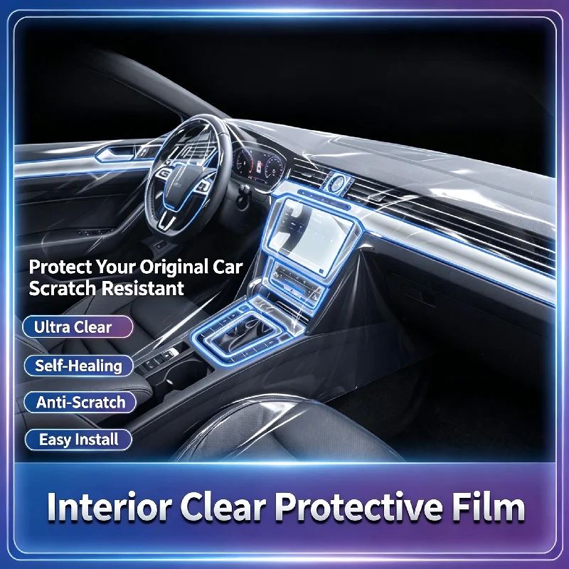 For 2020 Volkswagen CC Huayan Edition [Full Set] Center Console Film Interior Modification Special Decorative Protective Film