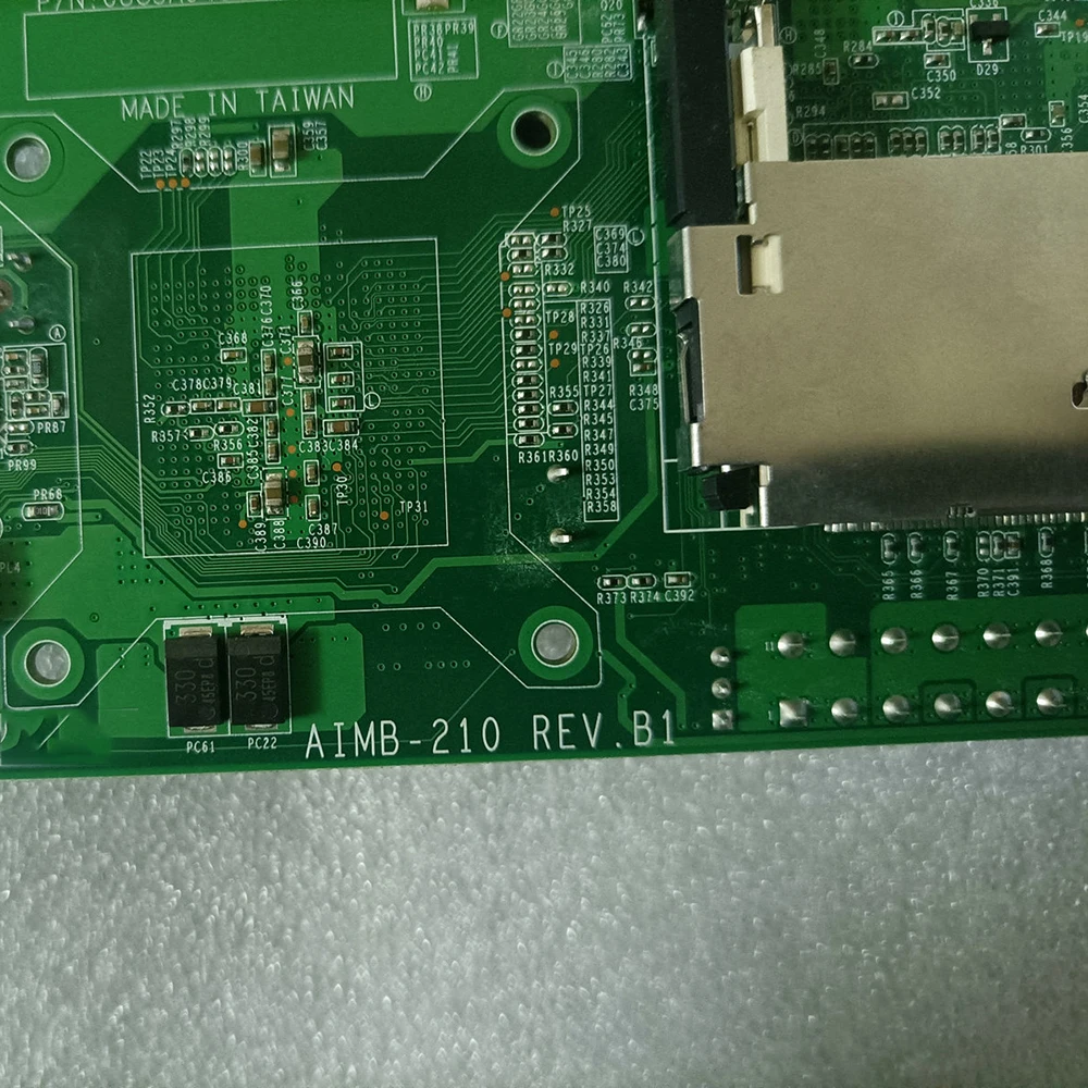 For Advantech AIMB-210 REV: B1 AIMB-210G2-S6B1E Industrial Control Motherboard Dual Network Card