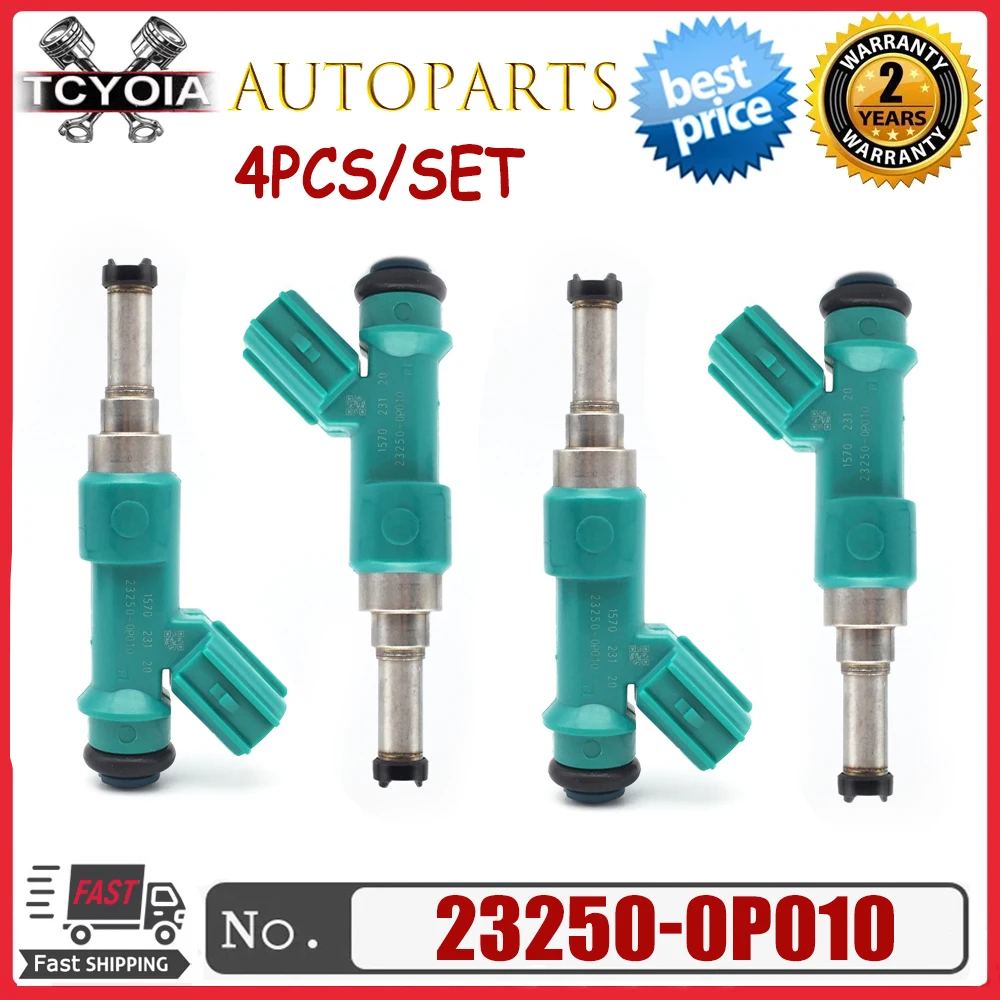 

4 шт. 23250-31090 топливная форсунка для Toyota Sienna Camry Avalon Highlander Lexus RX350 ES350 3.5L 2011-2018 23250-0P010 2325031090