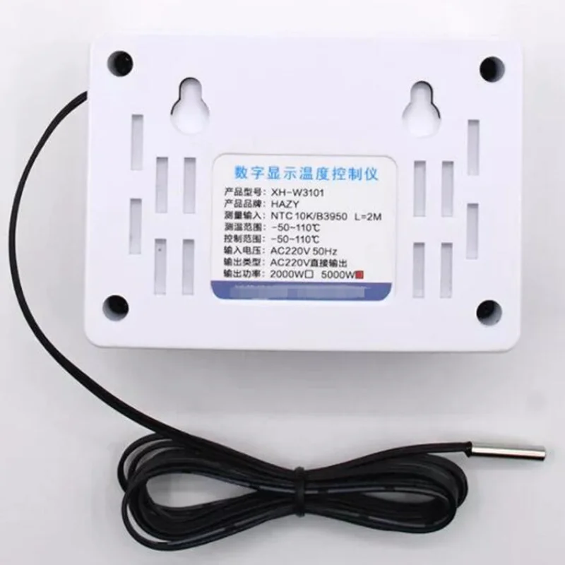 XH-W3101 Heating Refrigeration Ventilation Heat Dissipation Thermostat High Power Digital Temperature Controller Switch5000W