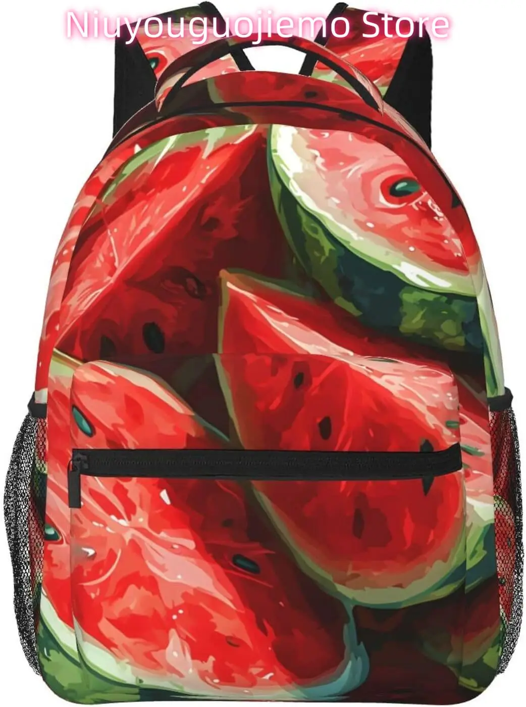 

laptop bag back to school Cute Summer Watermelon Lightweight Laptop Backpack Lightweight Multipurpose Travel Casual Daypack Unis