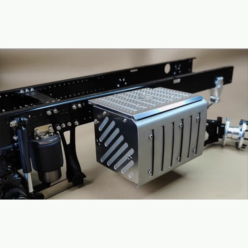 Metalowy zestaw narzędzi w skali 1:14 do ciężarówek RC Tamiya SCANIA 770S R620 VOLVO BENZ Arocs MAN TGX, akcesoria samochodowe