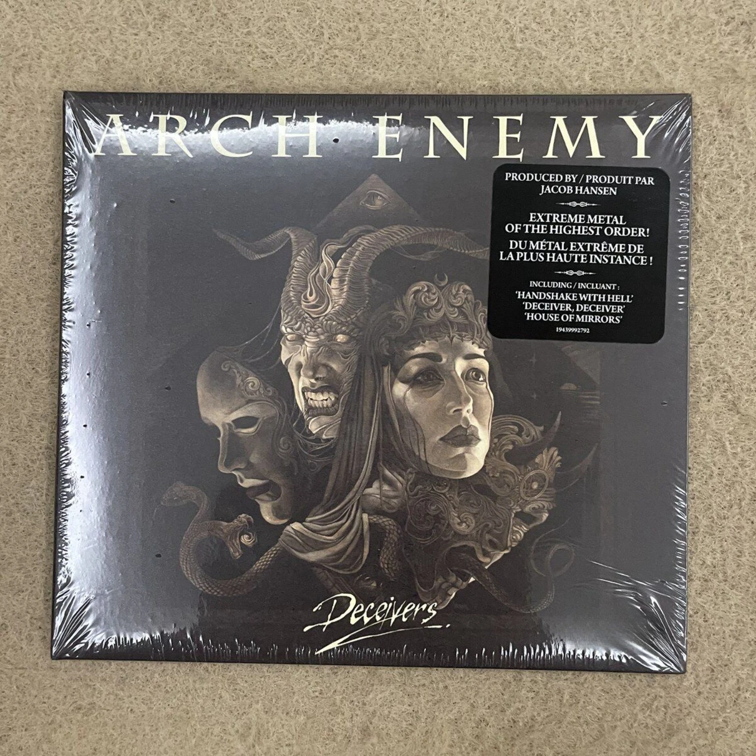 

Rare Sealed Arch Enemy Deceivers Melodic Death Extreme Heavy Metal Audio CD Produced By Jacob Hansen Collectible