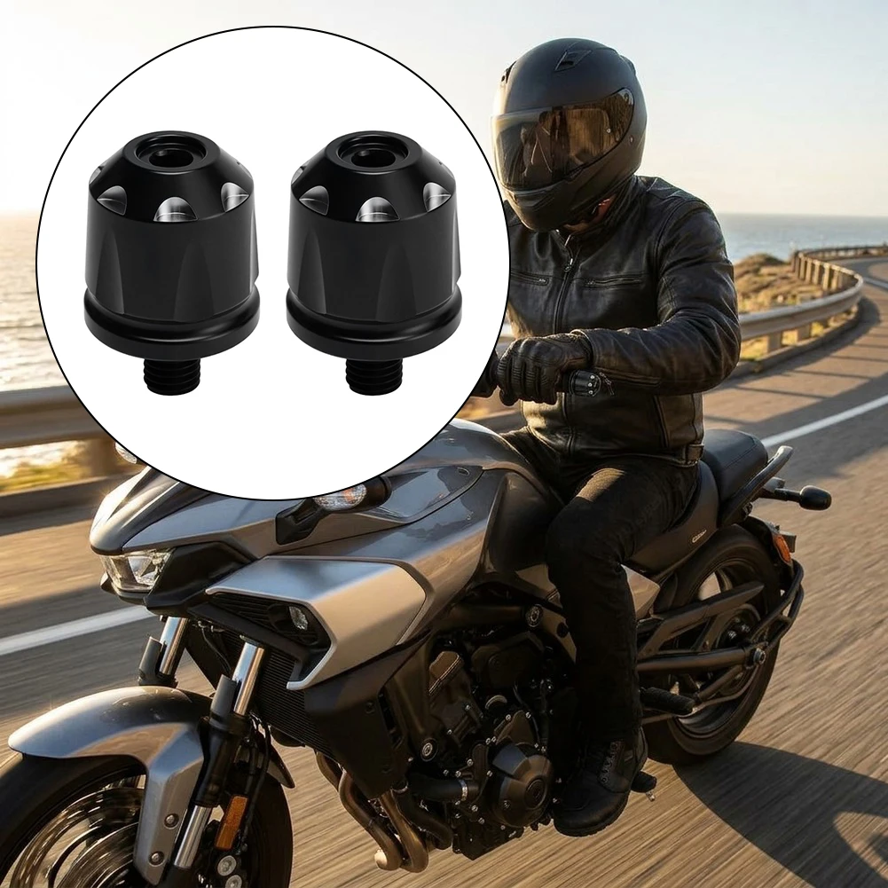 For Long-distance Riding Weighted Handlebar End Cap Stainless Steel Bar End Reduce Handlebar Vibration For Can-Am F3 2024