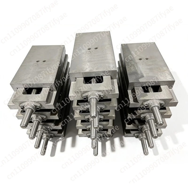 Dovetail groove with rod screw drag plate, slider, mechanical guide rail linear table, cross L-shaped cast iron slide table