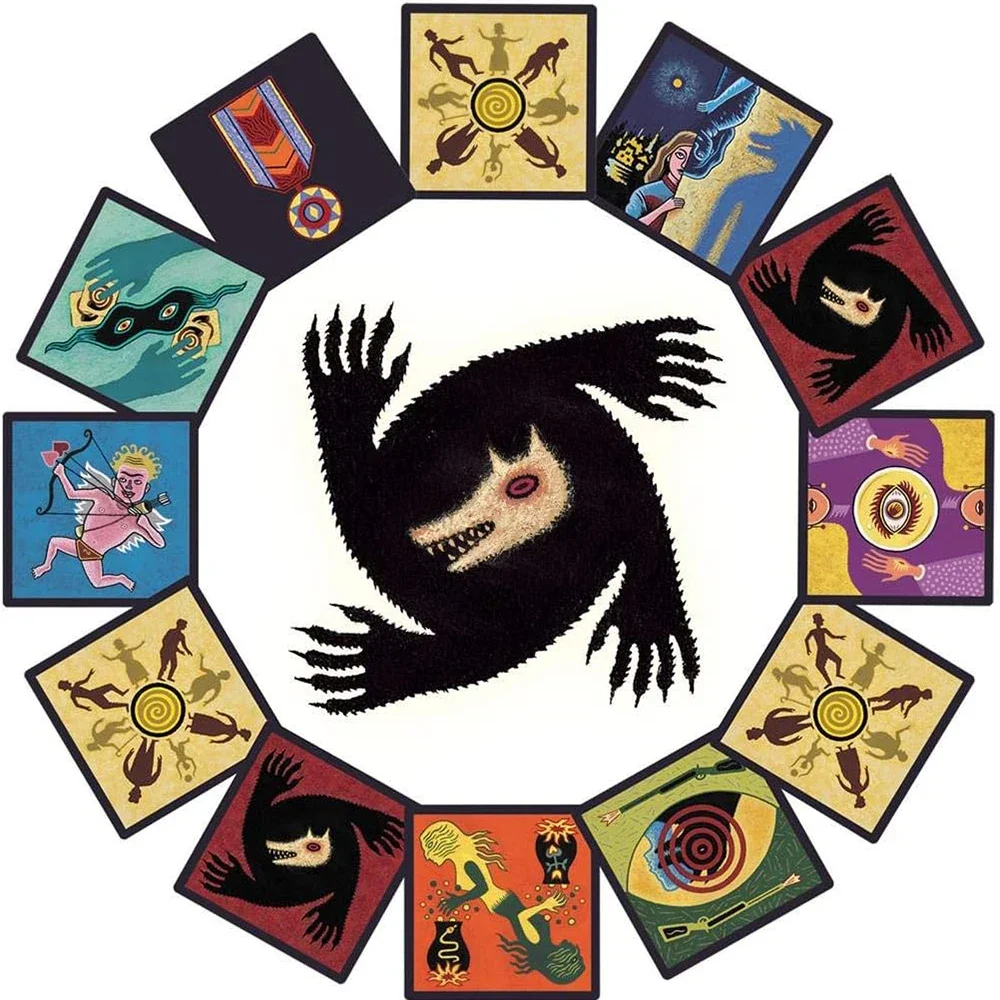 Hombres Lobo de Castronegro Card Game Werewolf Strategy Board Game for Family Party Friends Gathering Fun Social Deduction Game