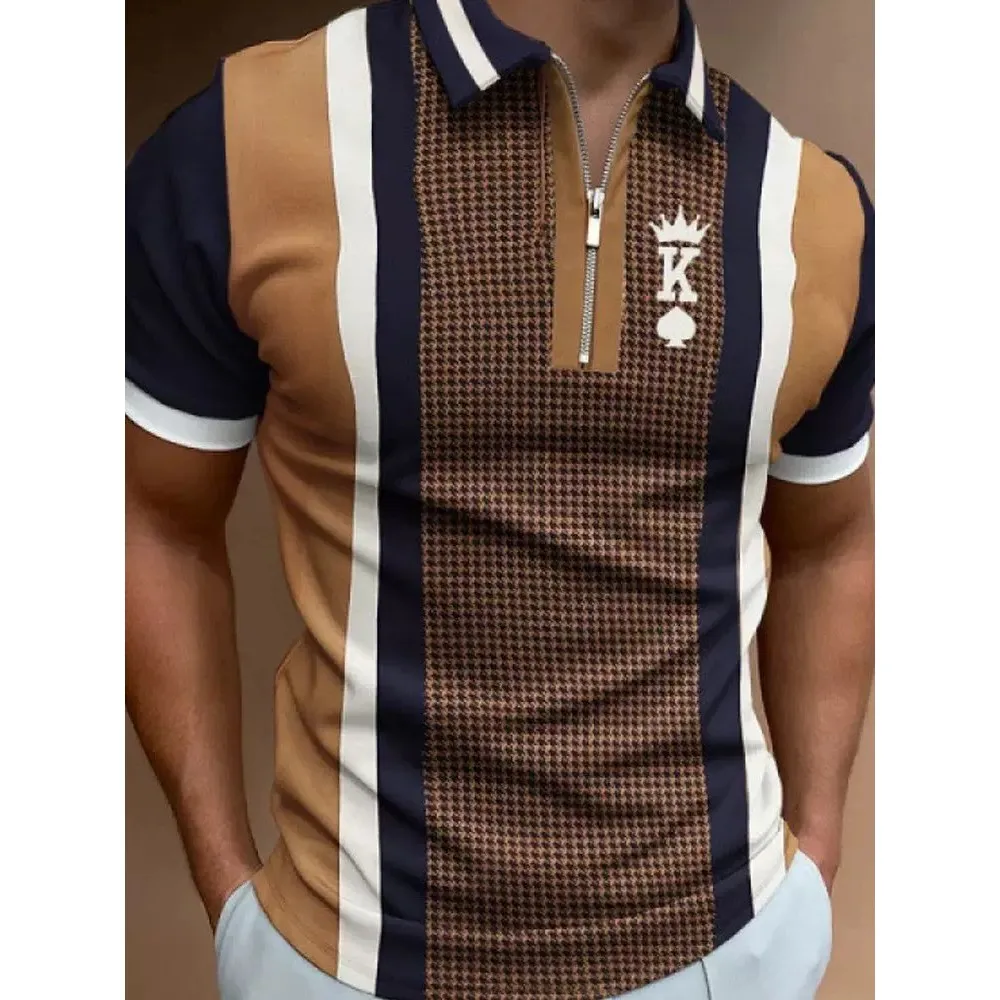 new-men's-summer-shirt-short-sleeve-letter-k-poker-print-cleanfit-style-inner-wear-casual-male-clothing-from-china