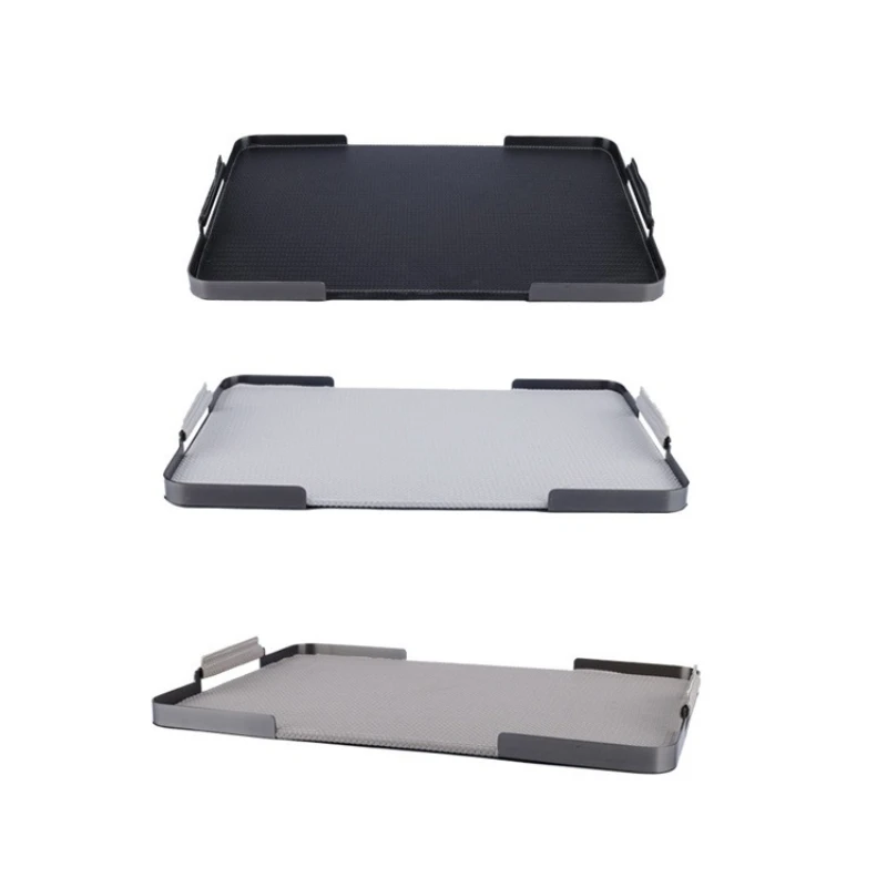 Modern simple storage home entrance light luxury tray ornament, model room sales office home soft decoration
