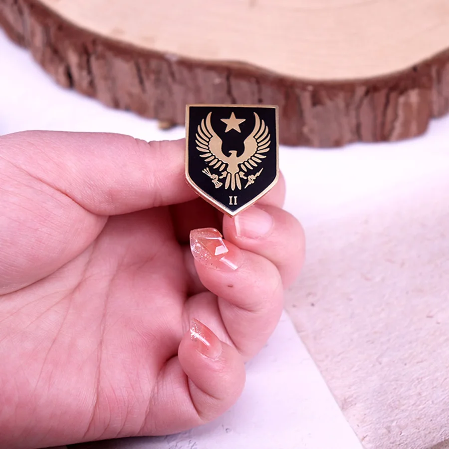 Spartan-II Program Logo Enamel Pin Halo Alpha Game Badge Gamer Jewelry Gift
