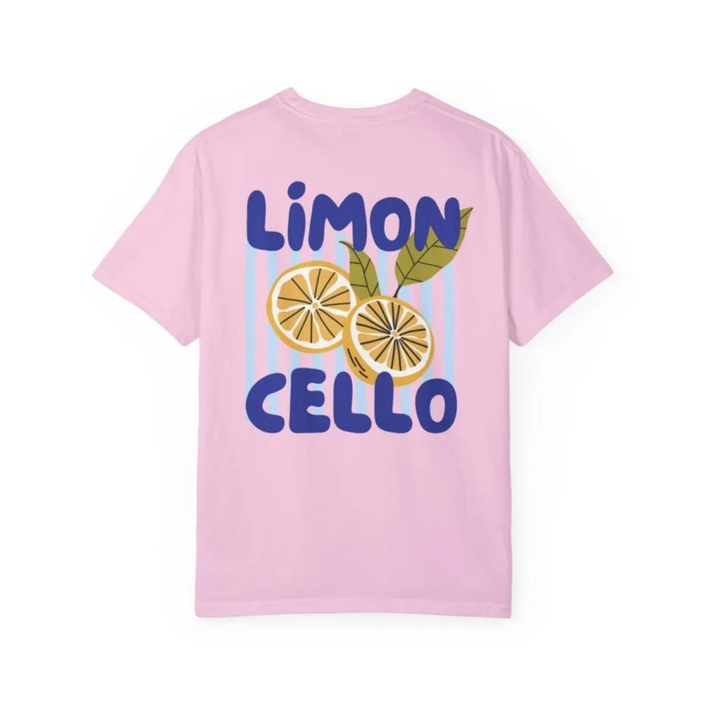 Italian Limon Graphic Lady Tee Amalfi Coast Summer Women Cotton Shirt La Dolce Vita Aesthetic Tomato Girl Y2K Citrus Vintage Top