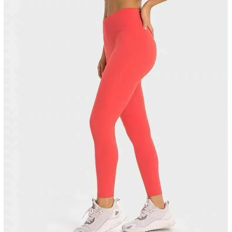 Lemon InStill-Leggings de yoga taille haute pour femmes, pantalons de sport de fitness, vêtements de sport, jogging en plein air, entraînement de tennis, fj