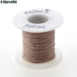 Cltgxdd 100m/lot 0.07*5 Strands Litz Wire Multi-strand Polyurethane Enameled Copper Wire Polyester Silk Envelope Yarn